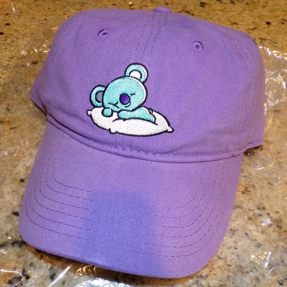 🆕 BTS x Line Friends BT21 Koya Koala Dad Cap Hat